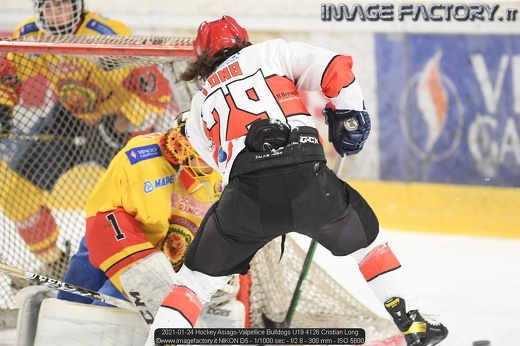 2021-01-24 Hockey Asiago-Valpellice Bulldogs U19 4126 Cristian Long